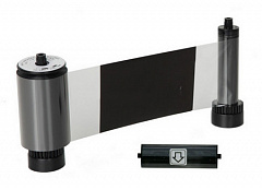 Черная лента с оверлеем (KO) на 3000 оттисков с чистящим роликом; для принтера Advent SOLID 700 в Норильске